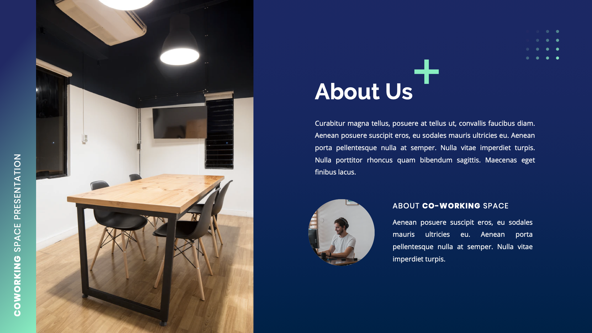 coworking space presentation ppt